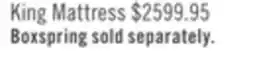 The Brick Tempur-Pedic TEMPUR Support Firm King Mattress offer