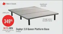 The Brick Zephyr 2.0 Queen Platform Base offer