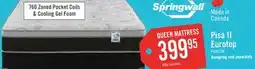 The Brick Springwall Pisa II Eurotop Queen Mattress offer