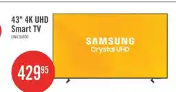 The Brick SAMSUNG 43 U8000 Crystal 4K UHD Smart Tizen OS TV (UN43U8000FFXZC) - 2025 Model offer