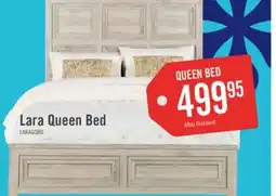 The Brick Lara Panel Bed with Headboard & Frame, Antique Grey - Queen Size offer