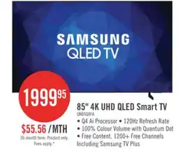 The Brick SAMSUNG 85 Q8F QLED AI 4K UHD Smart Tizen OS TV (QN85Q8FAAFXZC) - 2025 Model offer