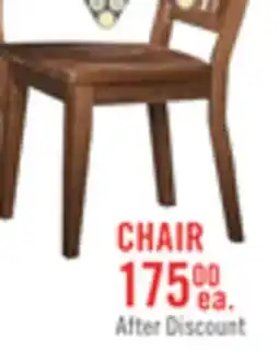 The Brick Cedar Dining Chair, Pine Wood, Slat Back - Brown offer