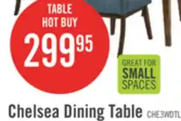 The Brick Chelsea Dining Table, 60W - Walnut Brown offer