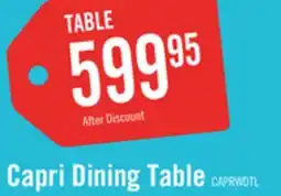 The Brick Kort & Co. Capri Dining Table with Marble-Look Top & Gold Accent, Pedestal Base, 72W - Black/White offer