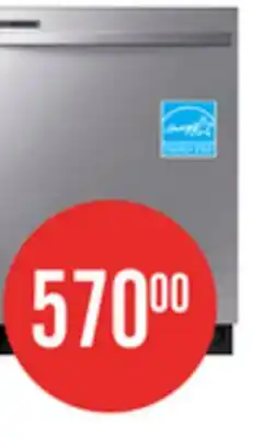 The Brick Samsung 24 53 dBA Built-In Top-Control Dishwasher with Hybrid Tub - DW80CG4021SRAA offer