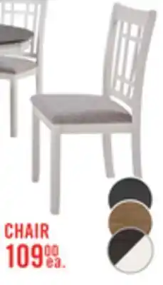 The Brick Dena Dining Chair with Linen-Look Fabric - Dove Grey offer