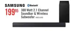 The Brick SAMSUNG B-Series 2.1 Channel Soundbar with Wireless Subwoofer (HW-B550F/ZC) offer