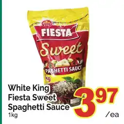 T&T Supermarket WHITE KING FIESTA Sweet PAGHETTI SAUCE offer