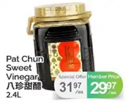 T&T Supermarket PAT CHUN SWEET VINEGAR offer