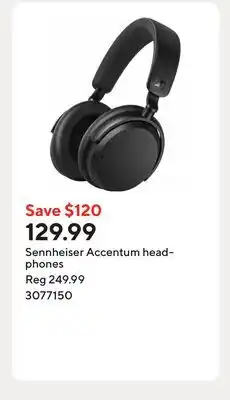 Staples Sennheiser Accentum headphones offer