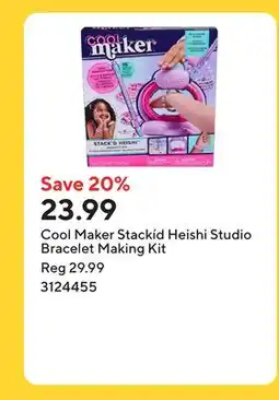 Staples Cool Maker Stackíd Heishi Studio Bracelet Making Kit offer