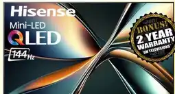 2001 Audio Video 55U68QF 55|| Hisense Mini-LED QLED offer