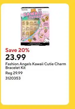 Staples Fashion Angels Kawaii Cutie Charm Bracelet Kit offer