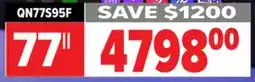 2001 Audio Video QN77S95FAFXZC - 77 SAMSUNG OLED 4K TIZEN OS SMART TV offer