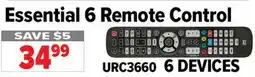 2001 Audio Video URC3660 Essential 6 Remote Control offer