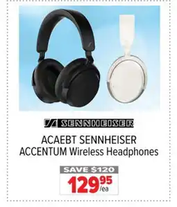 2001 Audio Video ACAEBT SENNHEISER ACCENTUM Wireless Headphones offer