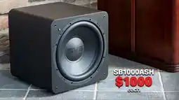 2001 Audio Video SB1000ASH SVS One Subwoofer to Rule Them All offer