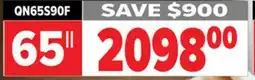 2001 Audio Video QN65S90F SAMSUNG 65 OLED 4K VISION AI SMART TV offer