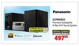 2001 Audio Video SCPMX800 Panasonic Premium Audiophile Hi Res Hi-Fi Sound System offer