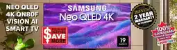 2001 Audio Video QN55QN80F 55 SAMSUNG NEO QLED 4K QN80F VISION AI SMART TV offer