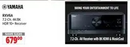 2001 Audio Video YAMAHA RXV6A 7.2-Ch. 4K/8K HDR 10 + Receiver offer