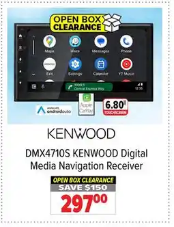 2001 Audio Video DMX4710S KENWOOD Digital Media Navigation Receiver offer