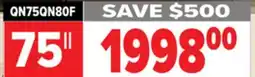 2001 Audio Video QN75QN80F 75|| SAMSUNG NEO QLED 4K QN80F VISION AI SMART TV offer