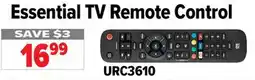 2001 Audio Video URC3610 Essential TV Remote Control offer