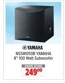 2001 Audio Video NSSW050B YAMAHA 8 100 Watt Subwoofer offer