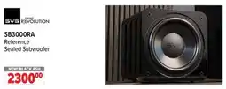 2001 Audio Video SB3000RA SUBWOOFER R|EVOLUTION BLK ASH offer