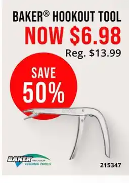 Cabela's BAKER HOOKOUT TOOL offer