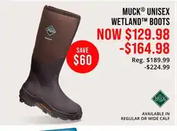 Cabela's MUCK UNISEX WETLAND BOOTS offer