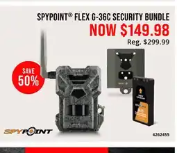 Cabela's SPYPOINT FLEX G-36C SECURITY BUNDLE offer