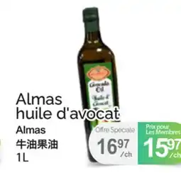 T&T Supermarket ALMAS HUILE D'AVOCAT offer