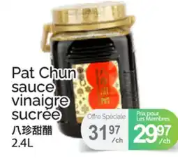 T&T Supermarket PAT CHUN SAUCE VINAIGRE SUCRÉE offer