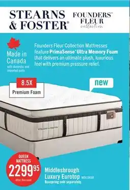 The Brick Middlesbrough Luxury Eurotop Queen Mattress offer