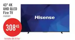 The Brick HISENSE 43 QHISENSD6QF QLED 4K UHD Smart Fire TV (43QD6QF) offer
