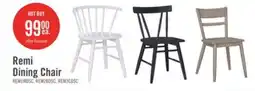 The Brick Remi Dining Chair with Curved Spindle-Back - White offer