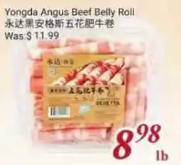 Tone Tai Supermarket Yongda Angus Beef Belly Roll offer
