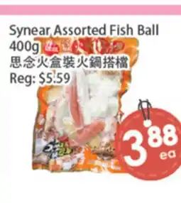 Fresh Palace Supermarket Synear Assorted Fish Ball offer
