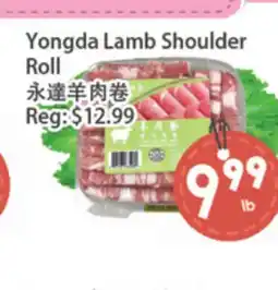 Fresh Palace Supermarket Yongda Lamb Shoulder Roll offer