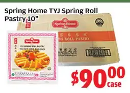 Top Food Supermarket Spring Home TYJ Spring Roll Pastry 10 offer