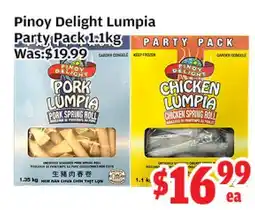 Top Food Supermarket Pinoy Delight Lumpia Party Pack offer