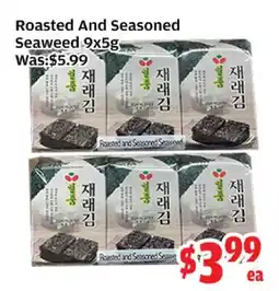 Top Food Supermarket Roasted And Seasoned Seaweed offer