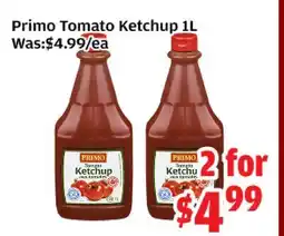 Top Food Supermarket Primo Tomato Ketchup offer
