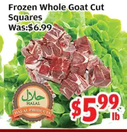 Top Food Supermarket Frozen Whole Goat Cut Squares offer