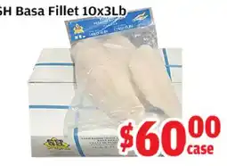 Top Food Supermarket SH Basa Fillet 10x3Lb offer