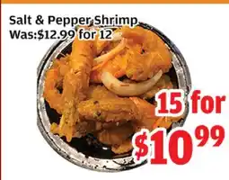 Top Food Supermarket Salt & Pepper Shrimp offer