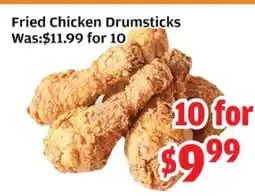 Top Food Supermarket Fried Chicken Drumsticks offer